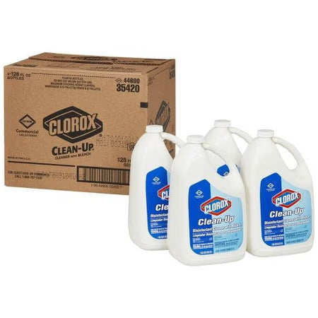 CloroxPro 35420 image 0CloroxPro 35420 image 1CloroxPro 35420 image 2 CloroxPro 35420, 1 Gallon Clean-Up® Disinfectant Cleaner w/ Bleach (4/case)