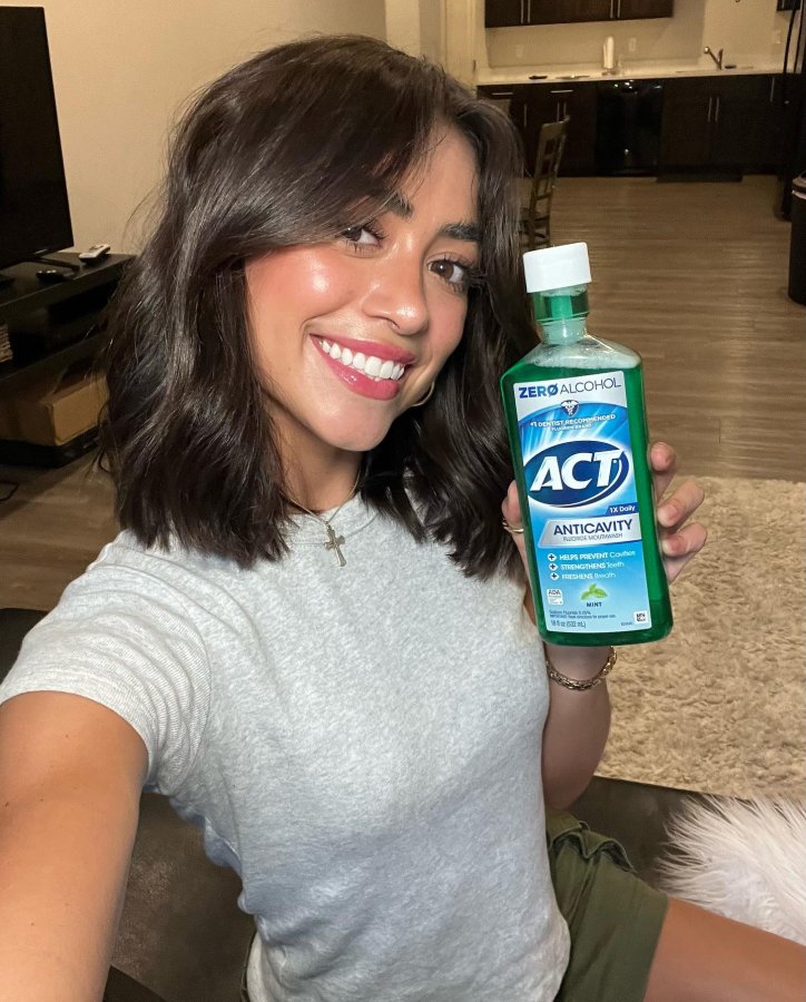 ACT Mint Fluoride Rinse Mouthwash - 18 fl oz